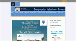 Desktop Screenshot of congregationhabonim.org