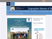 Tablet Screenshot of congregationhabonim.org